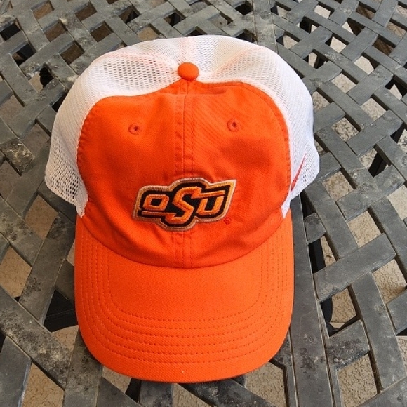 Nike Orange Baseball Hat For Oklahoma State University - Picture 1 of 6
